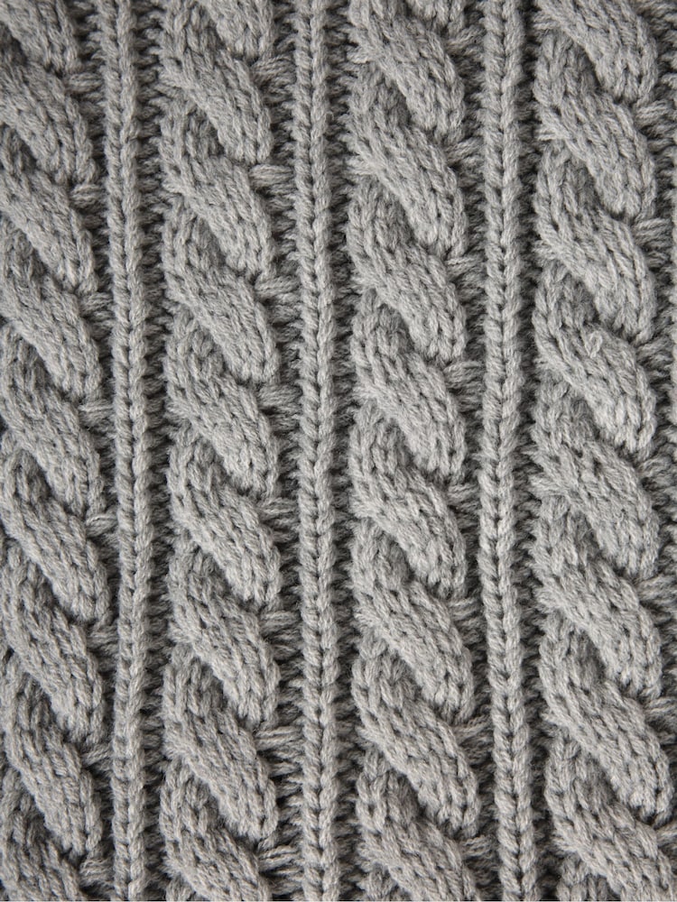Animal Grey Becky Womens Knit Scarf - Image 4 of 4