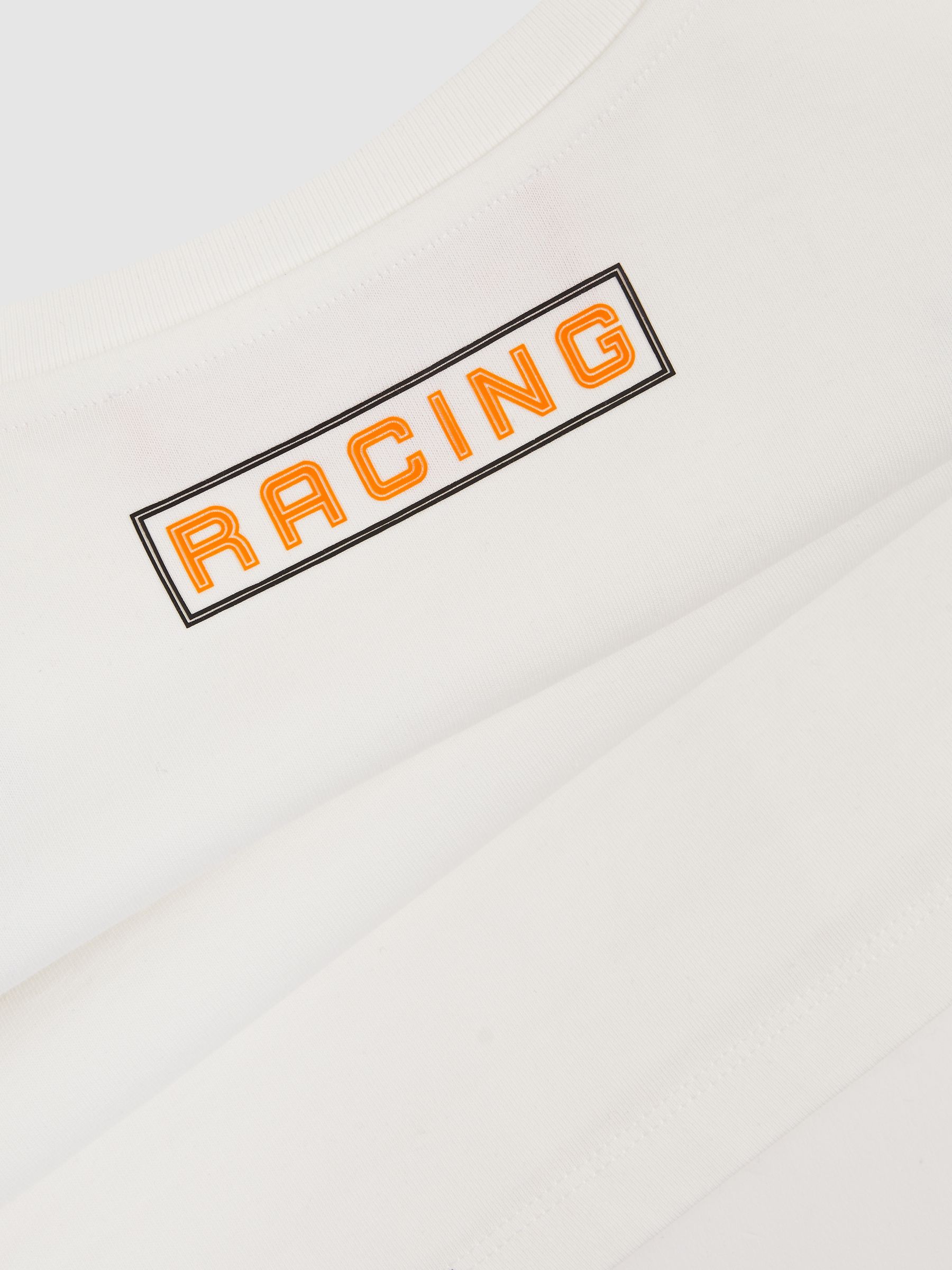 【海外限定】REISSTシャツ☆Oval McLaren F1 Team Cotton Logo T Buy Reiss White Oval McLaren F1 Team Cotton Logo T-Shirt