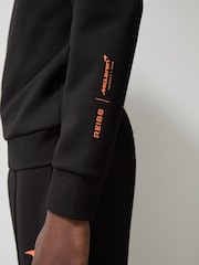 Reiss Black Apex McLaren F1 Team Interlock Hoodie - Image 5 of 9