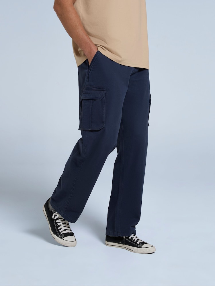 Animal Blue Mens Dusk Cargo 100% Cotton Trousers - Image 4 of 4