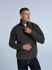Animal Grey Stockholm Mens Half Zip Fleece - Image 1 of 4