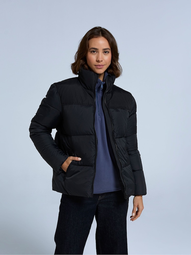 Animal Black Womens Voltage Padded Coat - Image 2 of 4