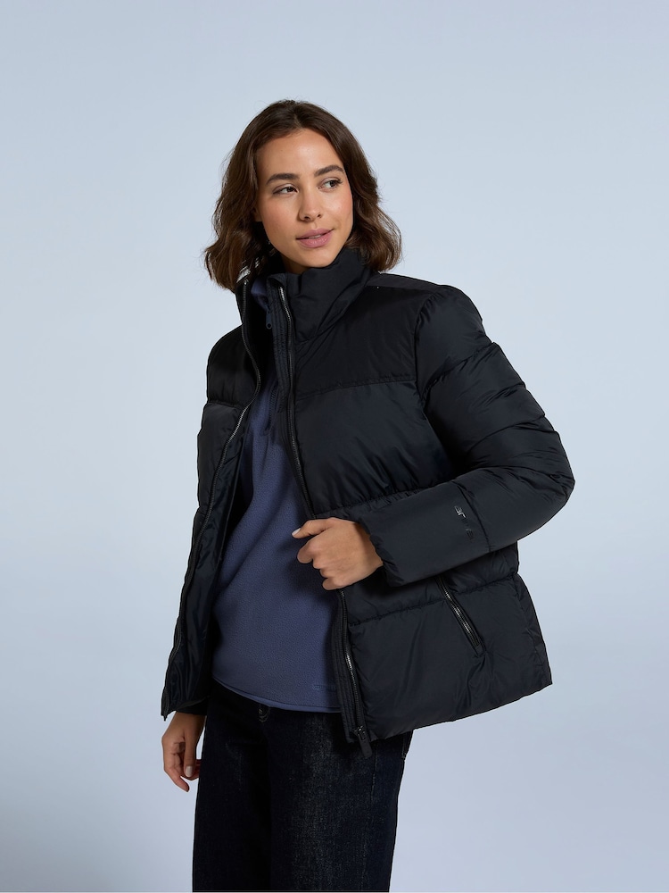 Animal Black Womens Voltage Padded Coat - Image 4 of 4