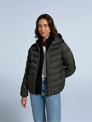 Animal Green Womens Light Cloud Cosi Padded Jacket - Image 3 of 4