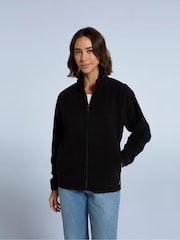 أسود - Animal Womens Stockholm Full Zip Fleece - صورة 3 من 4