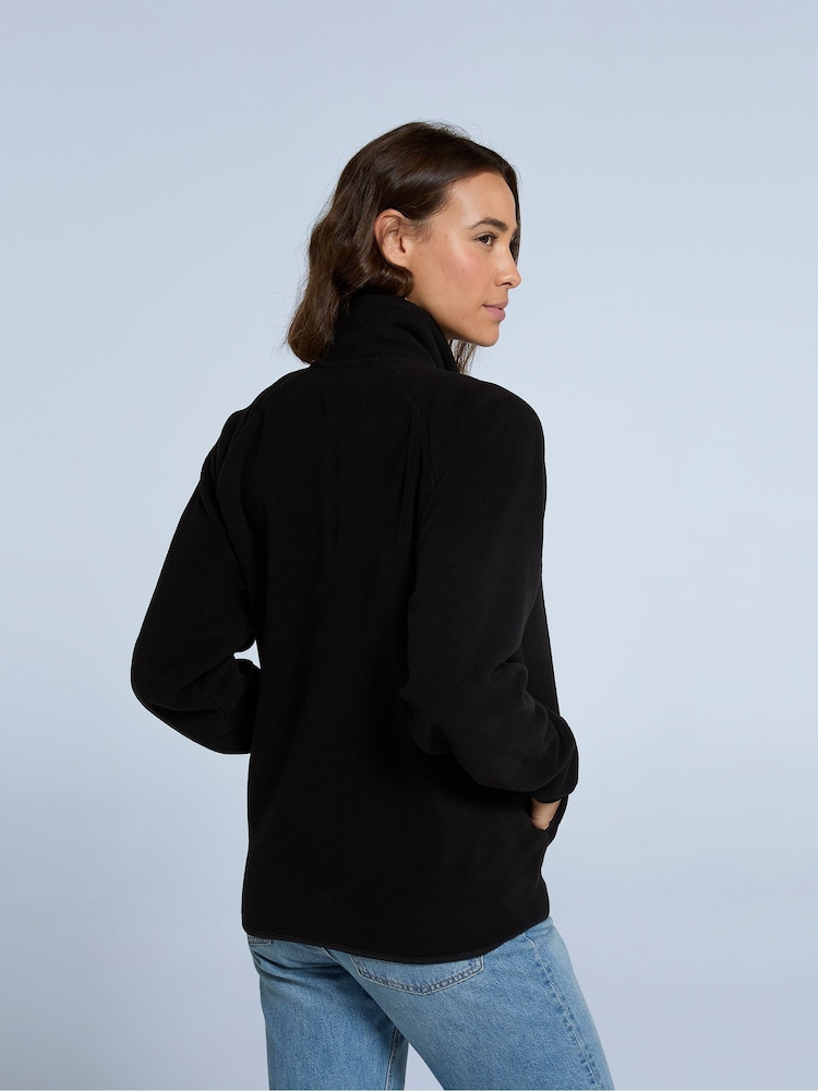 أسود - Animal Womens Stockholm Full Zip Fleece - صورة 4 من 4