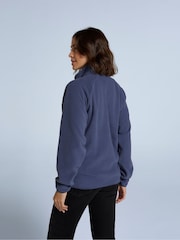 Animal Light Blue Womens Stockholm Half-Zip Fleece - Image 4 of 4