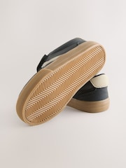 Black Wide Fit (G) Touch Fastening Elastic Lace Trainers - Image 3 of 5