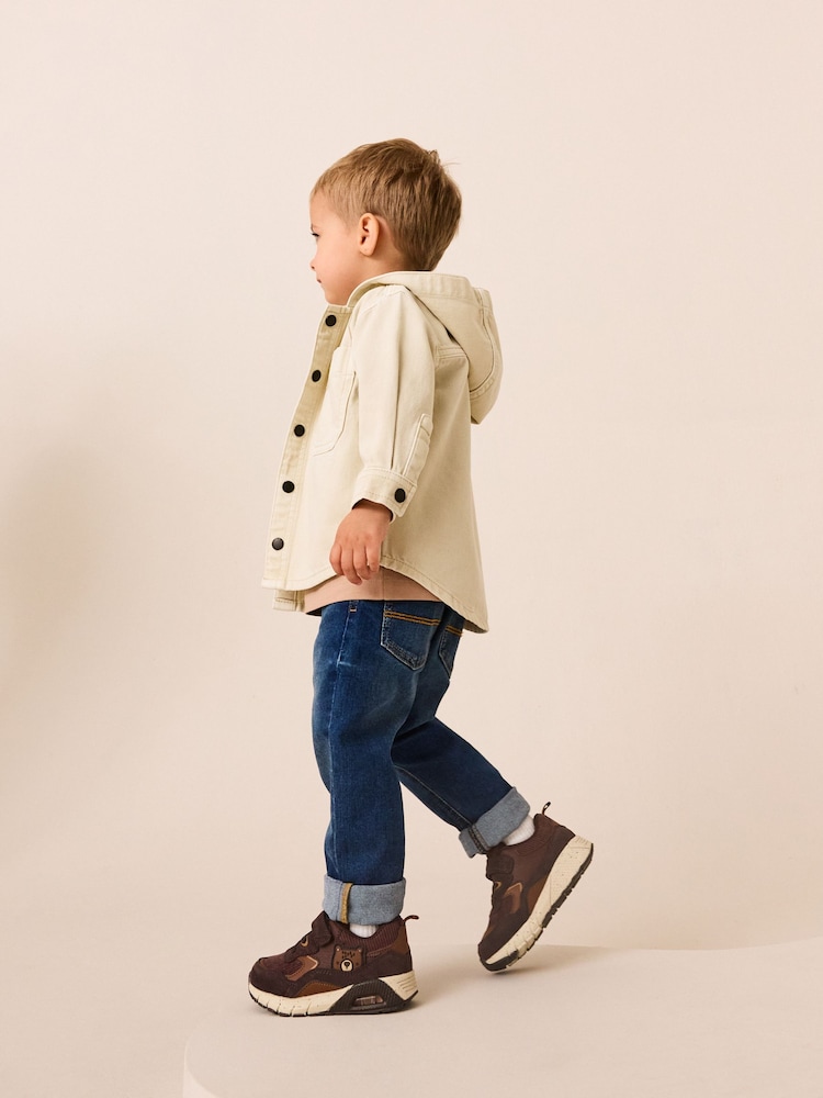 Brown Bear Elastic Lace Trainers - Image 3 of 3