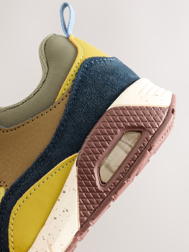 Green Khaki Elastic Lace Trainers - Image 5 of 5 Green Khaki Elastic Lace Trainers - Image 5 of 5