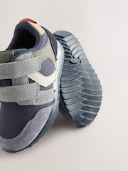 Navy Blue Touch Fastening Light Up Trainers - Image 2 of 6