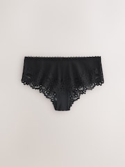 Blue/Pink Hipster Lacetop Rib Knickers 3 Pack - Image 8 of 11