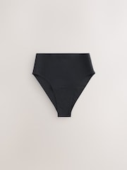 Black High Rise High Leg No VPL Tummy Control Shaping Knickers - Image 5 of 7