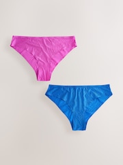 Brights Brazilian No VPL Zebra Print Knickers 2 Pack - Image 1 of 11