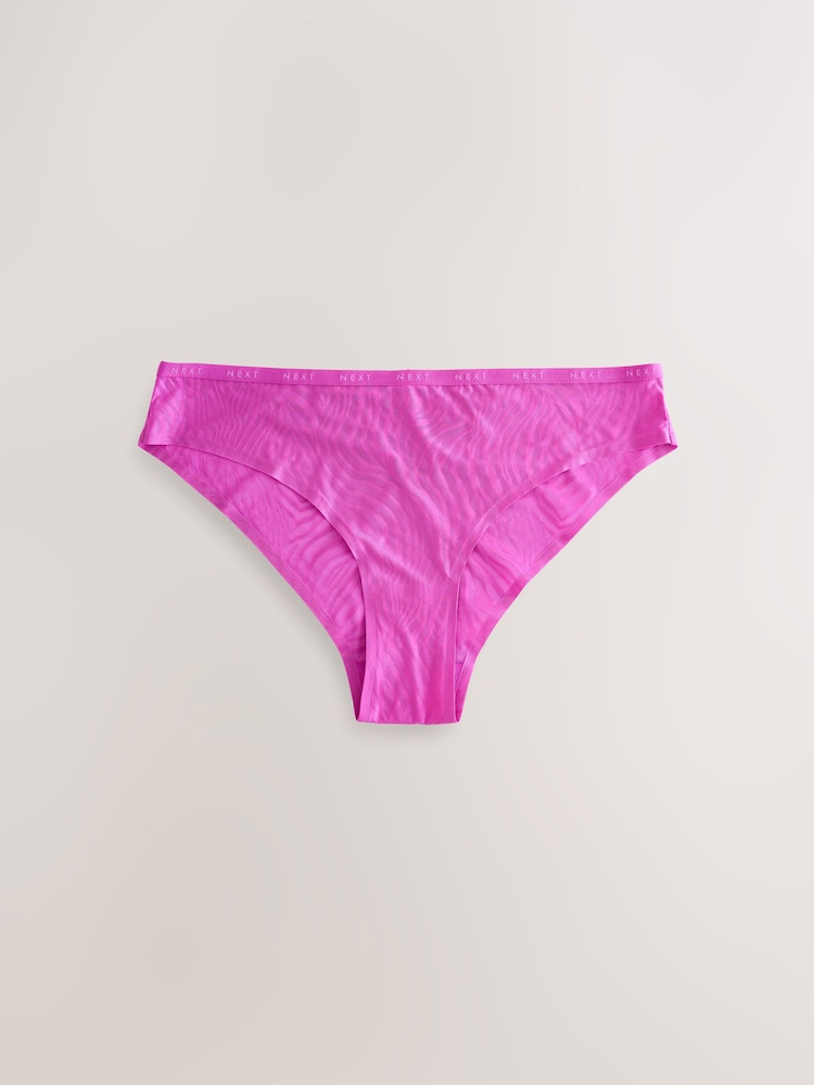 Brights Brazilian No VPL Zebra Print Knickers 2 Pack - Image 2 of 11