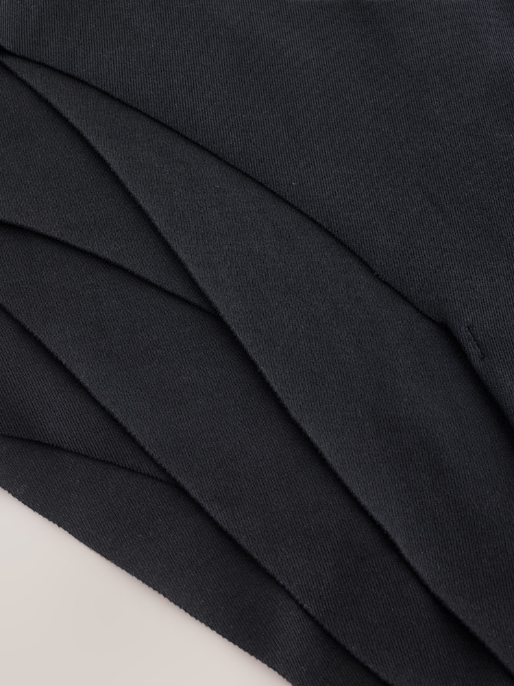 Black High Rise High Leg Cotton Rich No VPL Knickers 3 Pack - Image 12 of 12 Black High Rise High Leg Cotton Rich No VPL Knickers 3 Pack - Image 12 of 12