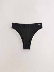 Cream/Pink/Black Brazilian Cotton Rich No VPL Knickers 3 Pack - Image 3 of 11