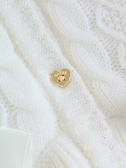 Baker by Ted Baker Knitted Bow Detail Coatigan - Image 8 of 8
