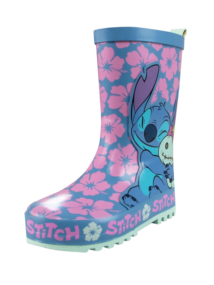 Character Blue Disney Lilo And Stitch Wellies - Image 1 of 5