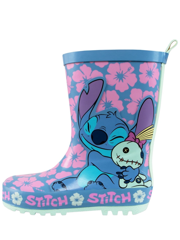 Character Blue Disney Lilo And Stitch Wellies - Image 2 of 5