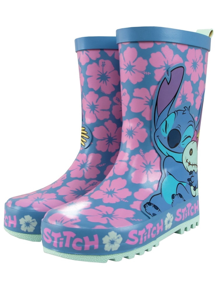 Character Blue Disney Lilo And Stitch Wellies - Image 5 of 5