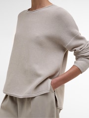 Barbour® Cream 100% Cotton Marine Jumper - Image 4 of 5