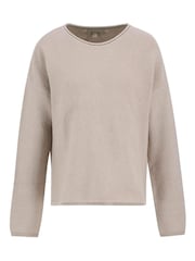 Barbour® Cream 100% Cotton Marine Jumper - Image 5 of 5