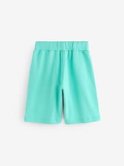 Balmain Green Palm Tree Logo Jersey Shorts - Image 5 of 6