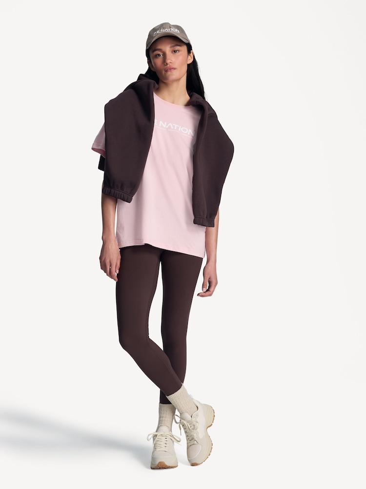 P.E Nation Pink Aero Short Sleeve T-Shirt - Image 4 of 4