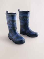 Blue Camo Rubber Wellies - Image 1 of 5