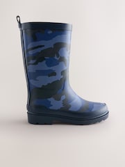 Blue Camo Rubber Wellies - Image 2 of 5
