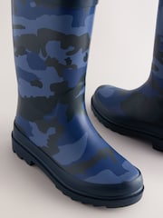 Blue Camo Rubber Wellies - Image 3 of 5