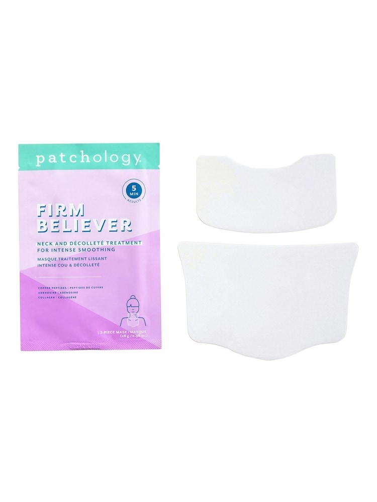 Patchology Firm Believer Neck Décolletage Hydrogel Mask 2 Piece - Image 1 of 5