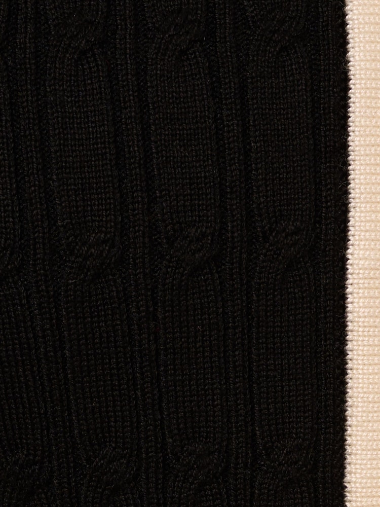 Adrianna Papell V-Neck Button Down Textured Long Black Cardigan With Long Sleeves - Image 7 of 7