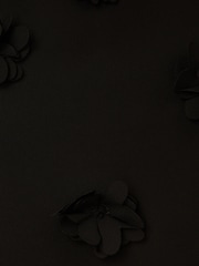 Adrianna Papell Crew Neck All Over 3D Flower Chiffon Top - Image 7 of 7