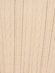 Adrianna Papell V-Neck Pointelle Long Sleeve Sweater - Image 7 of 7
