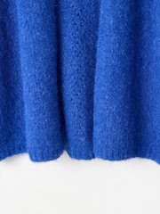 Oliver Bonas Blue Fluffy Knitted Cardigan - Image 6 of 6