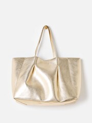 Oliver Bonas Gold Aria Tote Bag - Image 1 of 8