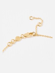 Oliver Bonas Green Gina Onyx Gold Plated Pendant Necklace - Image 3 of 3