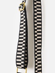 Oliver Bonas Black Geometric Crossbody Phone Bag - Image 5 of 7