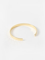 Oliver Bonas Gold Tone Mellina Textured Bangle - Image 2 of 3