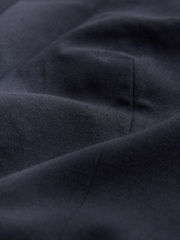 Navy Tailored Single Breasted Blazer with Wool - Image 3 of 3