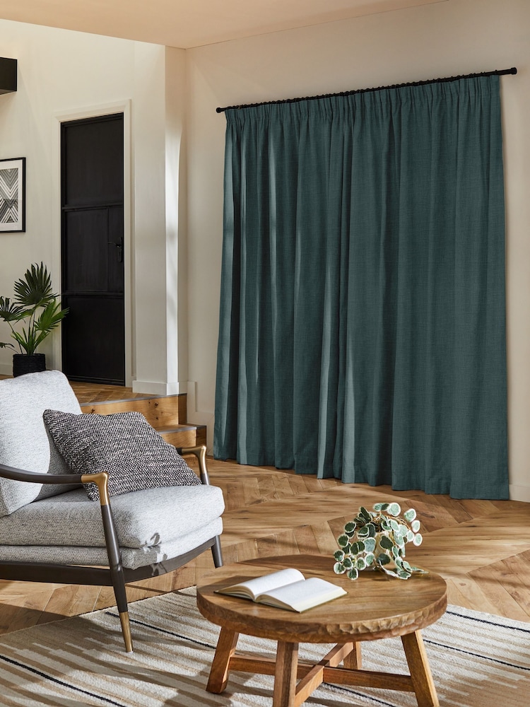 Emerald Green Nikki Made to Measure Curtains - Image 2 of 10