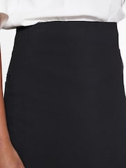 Black Tailored Pencil Skirt With Wool - Image 5 of 5
