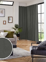 Slate Grey Nikki Made to Measure Curtains - Image 1 of 10