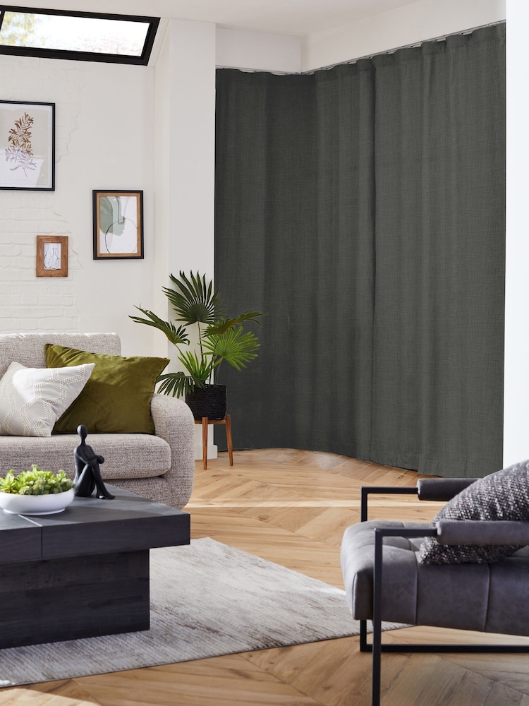 Slate Grey Nikki Made to Measure Curtains - Image 2 of 10
