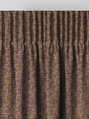 Brown Ginger Venire Made to Measure Curtains - Image 6 of 9