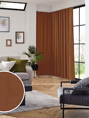 Rust Orange Nikki Made to Measure Curtains - Image 1 of 10