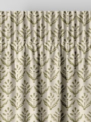 Olive Green Res Made to Measure Curtains - Image 6 of 9