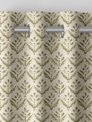 Olive Green Res Made to Measure Curtains - Image 7 of 9